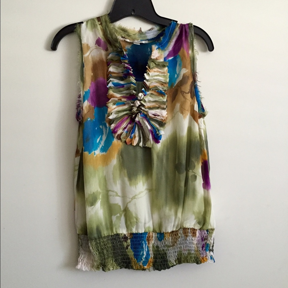 Blue Velvet chic top